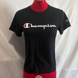 Champion Women's Black Short Sleeve Tee